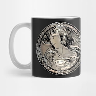 Framed Dream of Vitrail Pour la facade de la Boutique Fouquet Mug